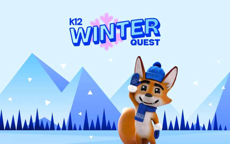 strider the fox - winter image